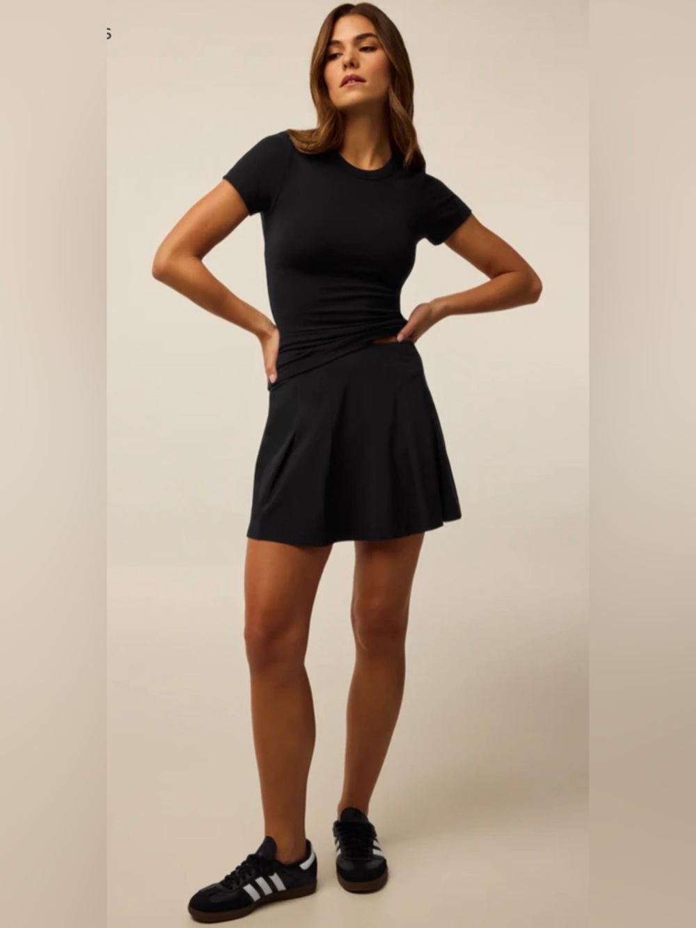 Greyson Ashe Skirt, 14.5” Length, Black, Size S